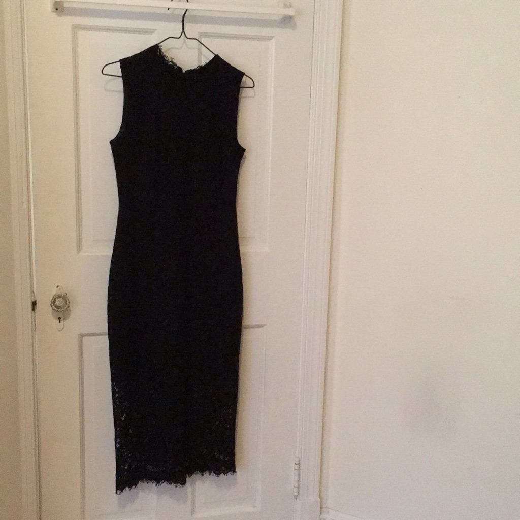 Shoshanna Black Lace Dress